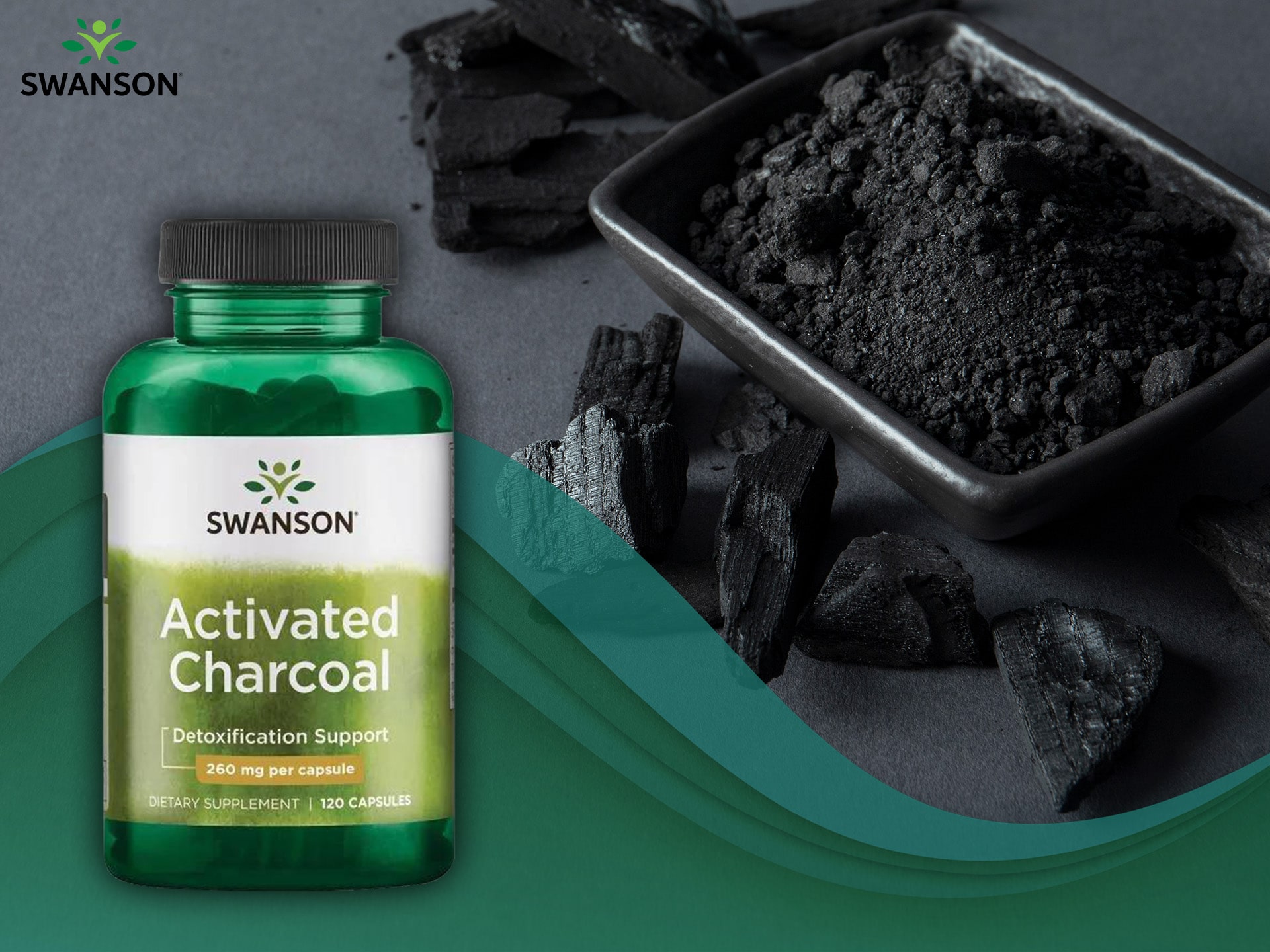 Charbon actif - pour la digestion, diarrhées