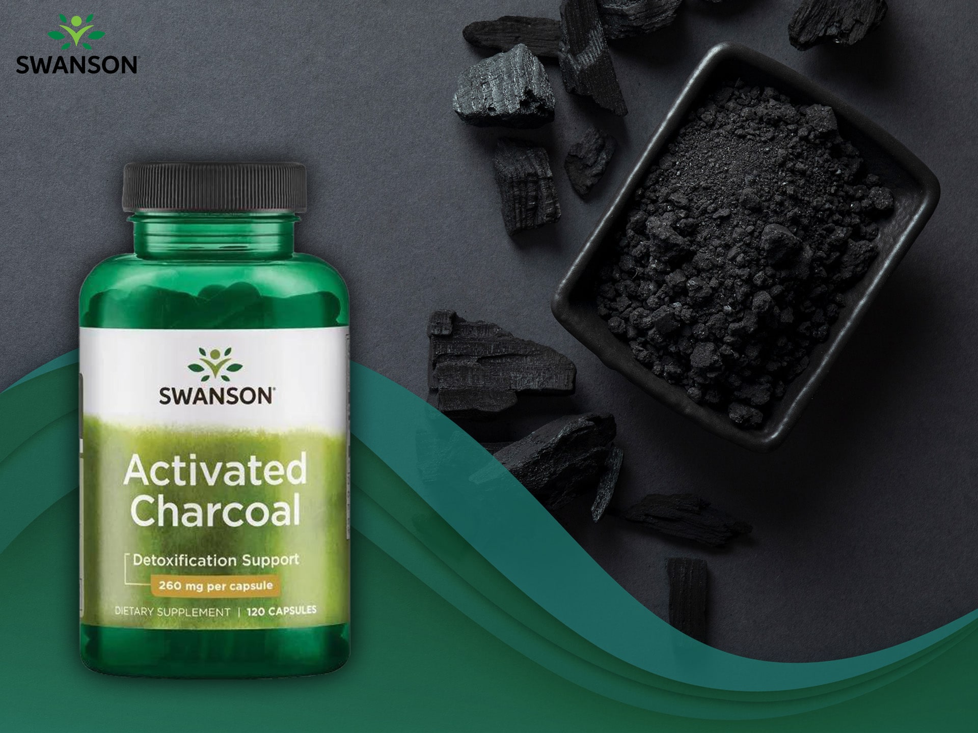 Charbon actif - pour la digestion, diarrhées