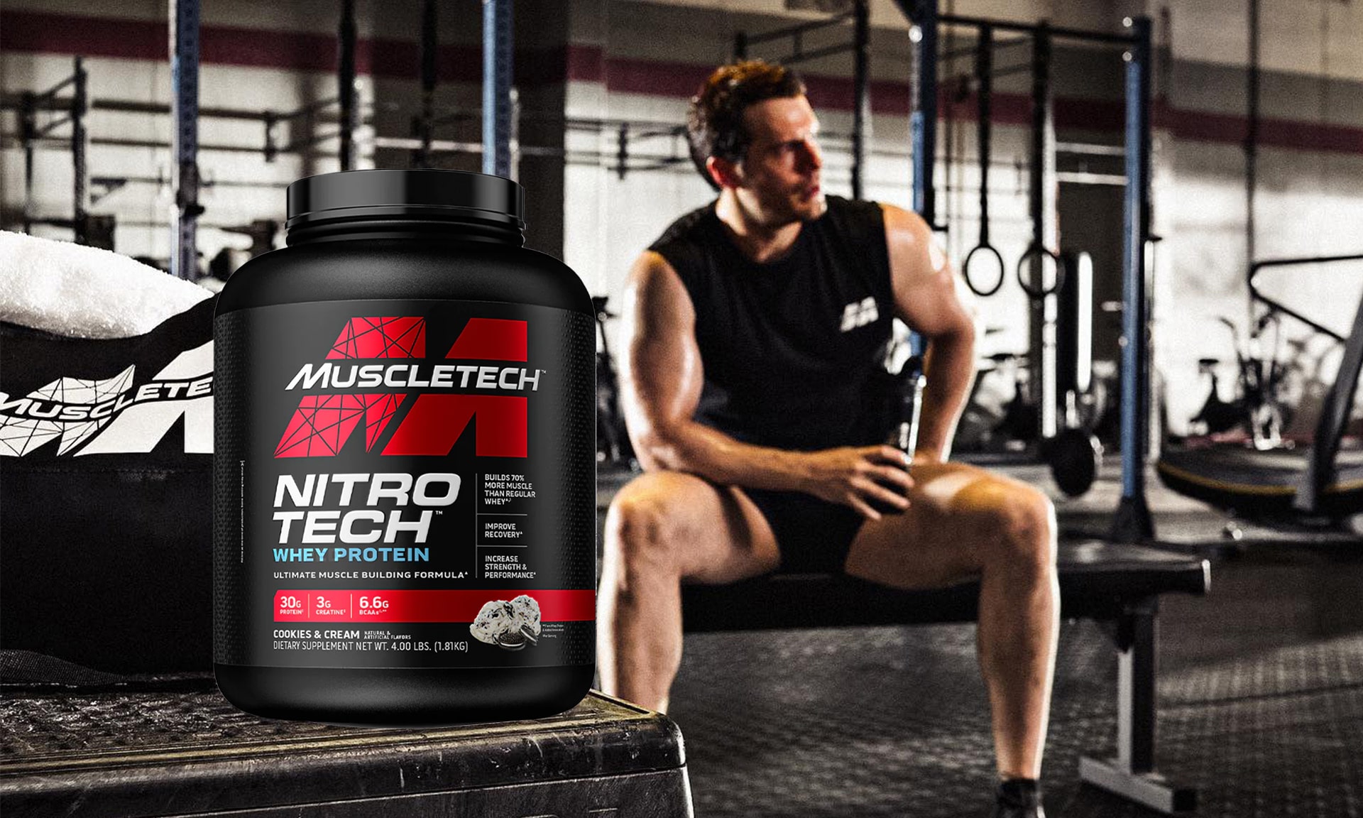 MuscleTech Nitro Tech Whey Protein 1810g