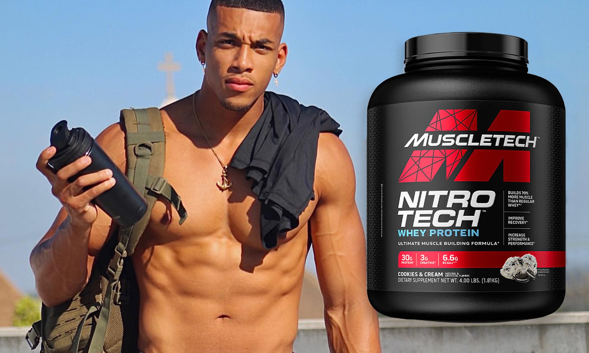 Muscle Tech supplément protéique cookies & cream