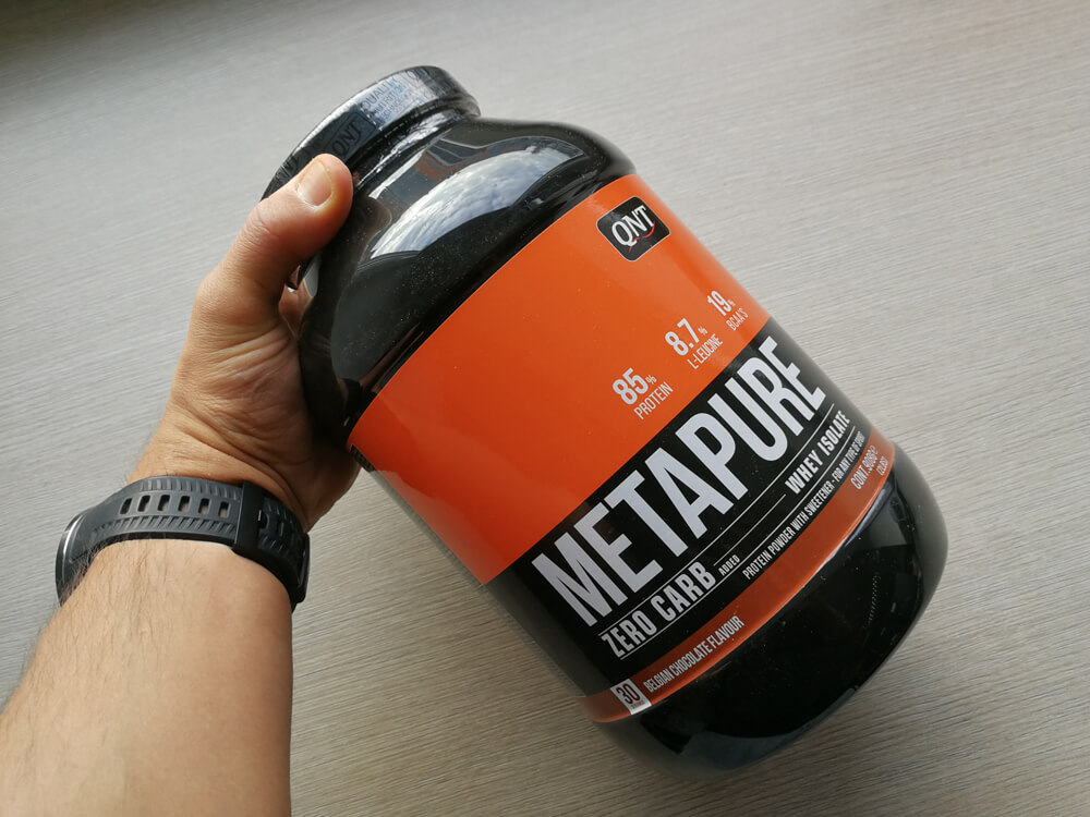 QNT Metapure Zero Carb 908g étiquette de devant