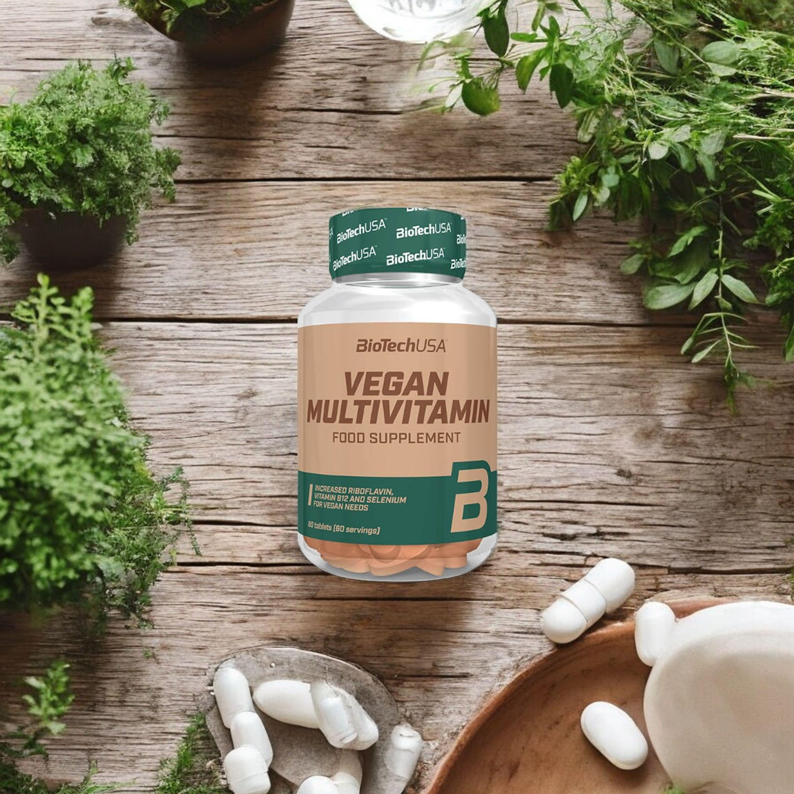 BioTech USA Vegan Multivitamin - 60tabs. - Multivitamine pour les végétaliens