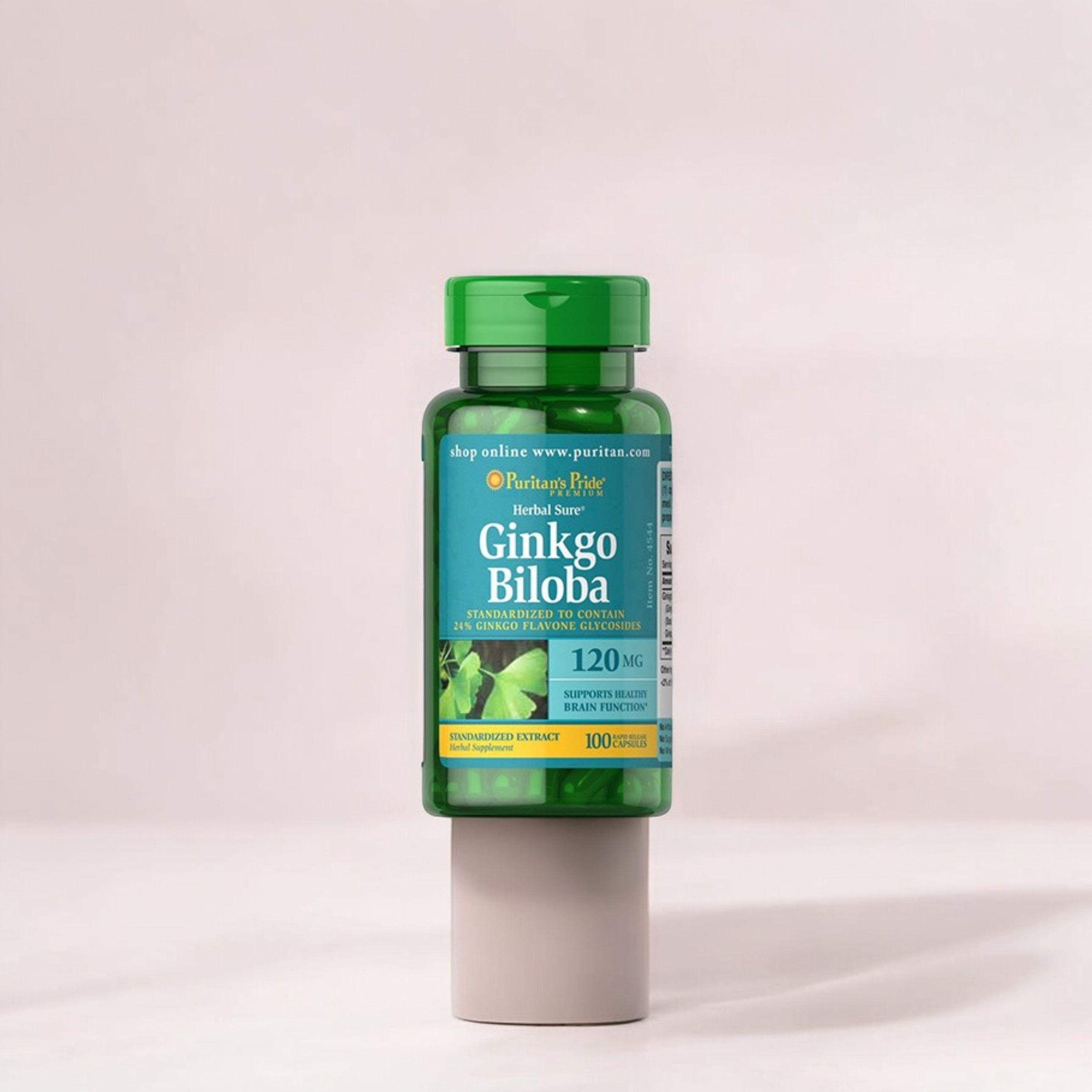 Puritan's Pride Ginkgo Biloba 120mg - 100caps