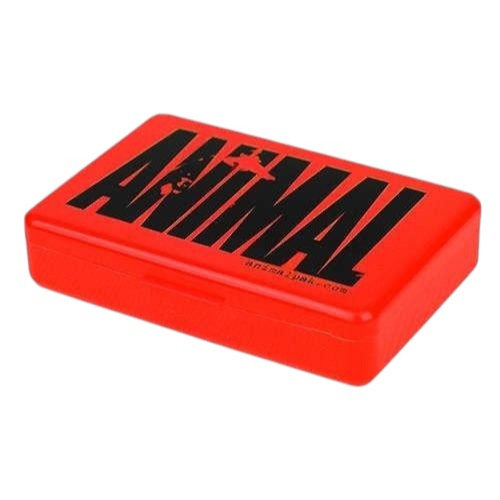 UNIVERSAL - Boîte à pilules Animal - Rouge Noir