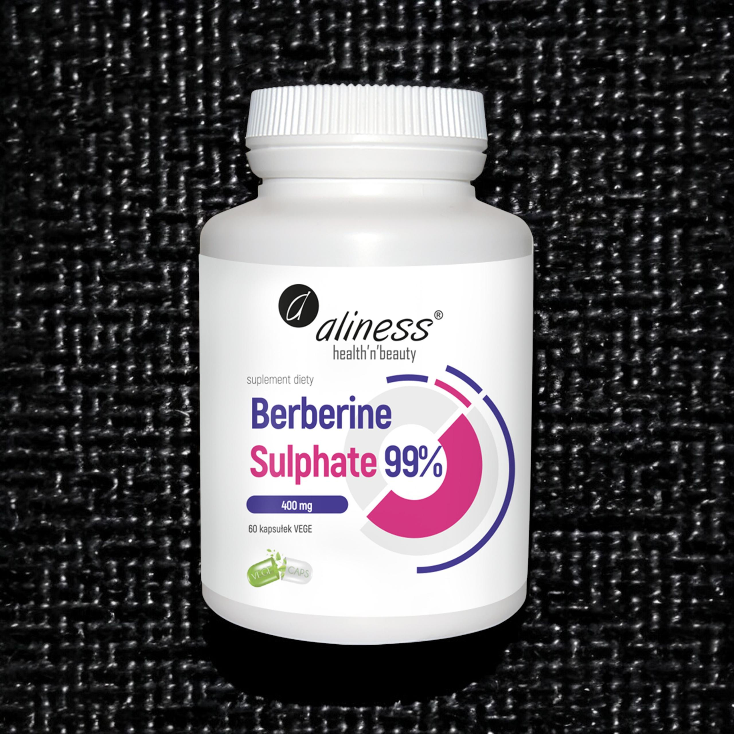 ALINESS Berberine Sulphate 99% 400 mg - 60vcaps