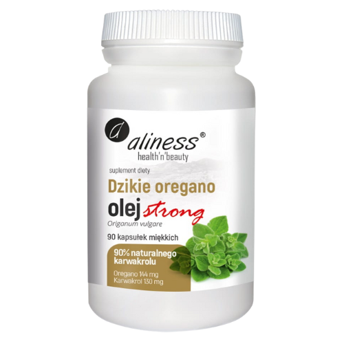 ALINESS - Huile d'Origan Strong 100% Naturelle - 90vcaps. pol_pl_ALINESS-Oregano-Olej-Strong-100-Natural-90vcaps-43271_1