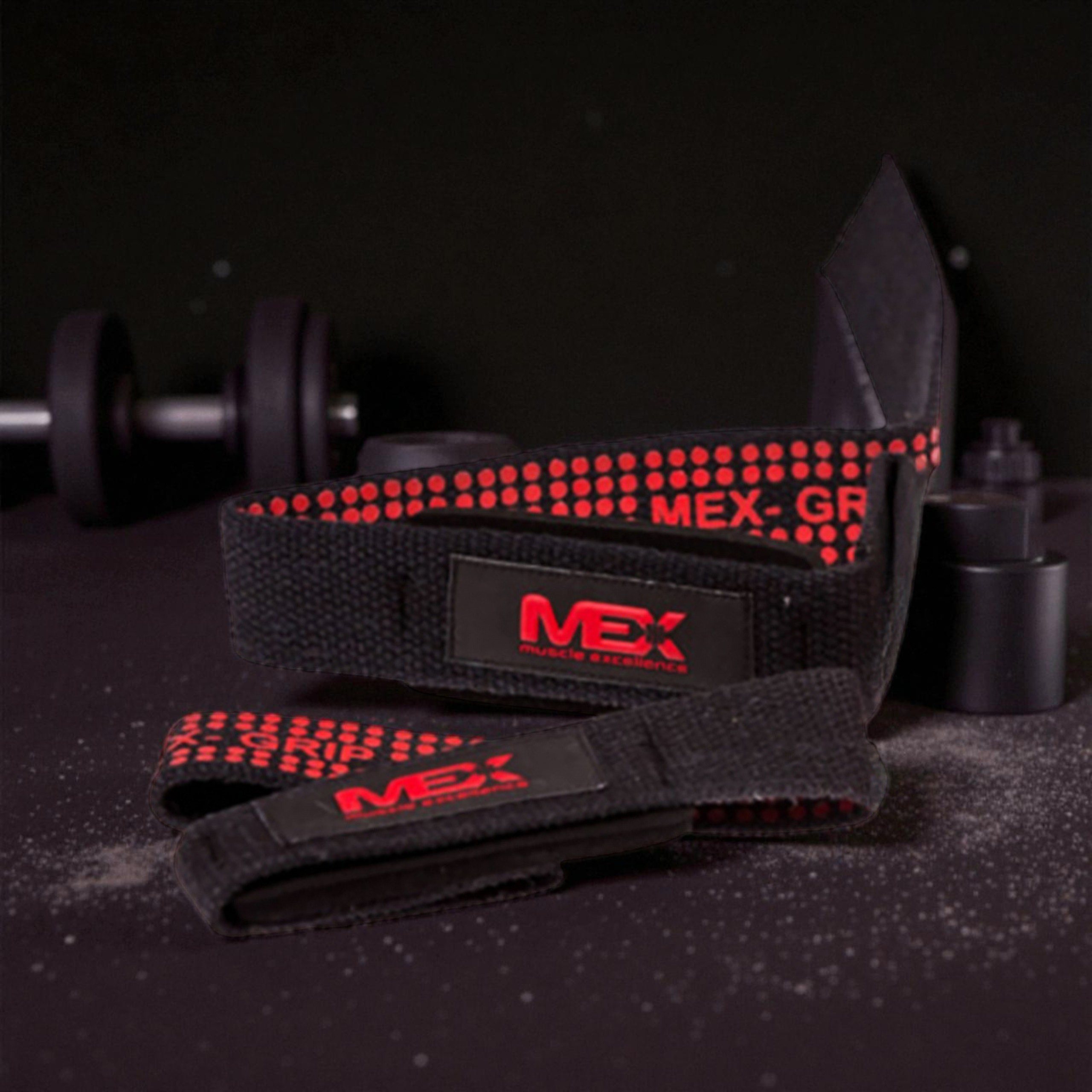 MEX NUTRITION - Sangles de levage - Noir - 56cm - SOLDES pol_pl_MEX-NUTRITION-Lift-Straps-Black-56cm-WYPRZEDAZ-43231_4