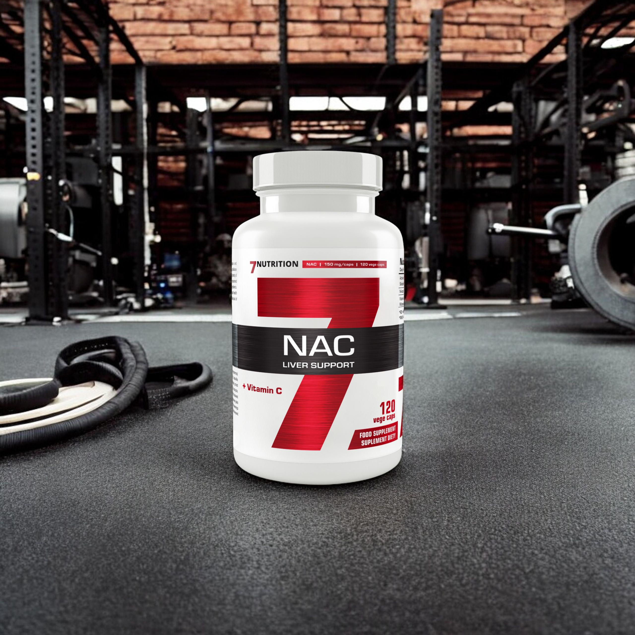 7 NUTRITION NAC + Vitamin C - 120vcaps