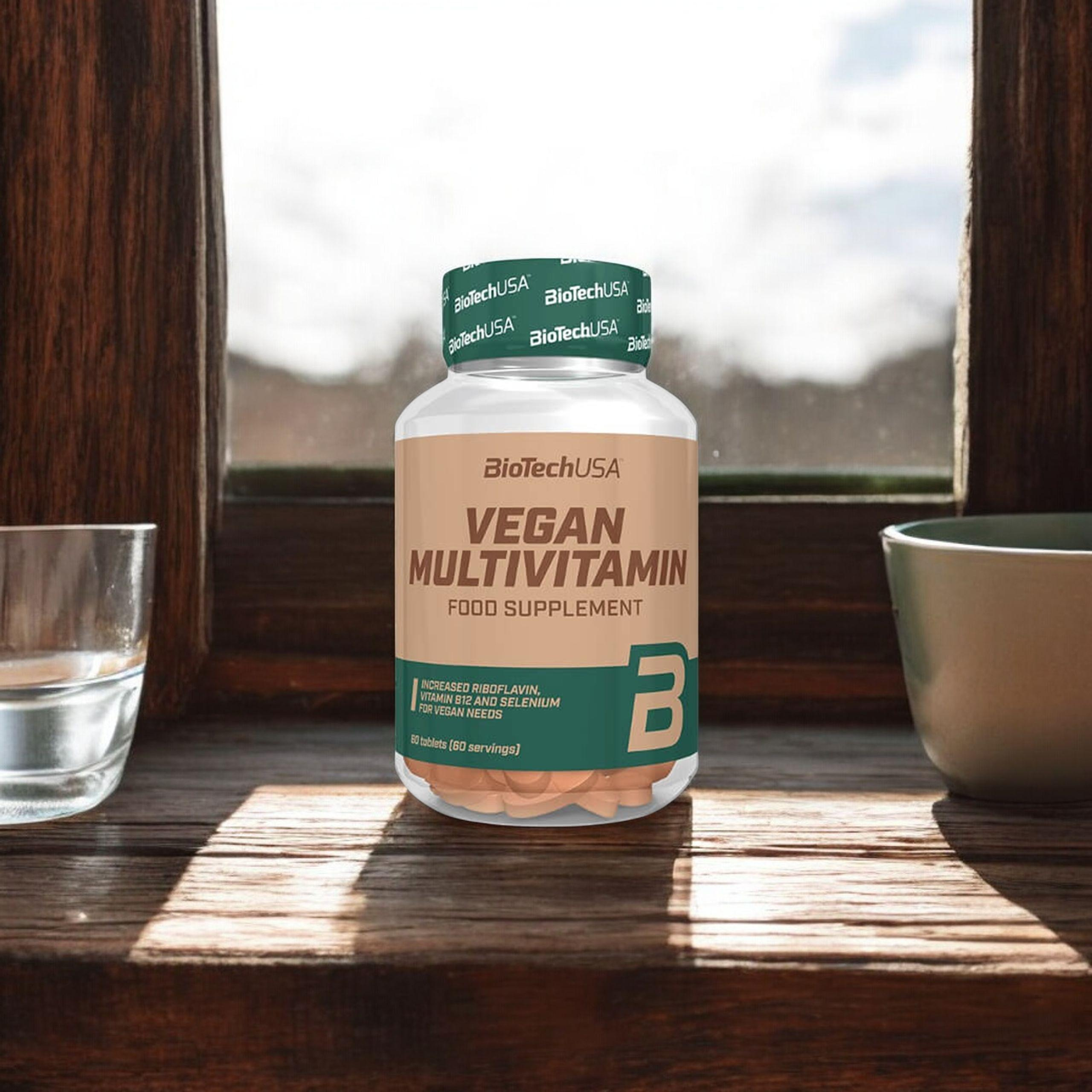 BioTech USA Vegan Multivitamin - 60tabs. - Multivitamine pour les végétaliens