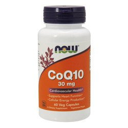 NOW CoQ10 ( Coenzyme Q10 ) 30mg - 60vegcaps