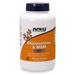 NOW Glucosamine & MSM - 180vegcaps