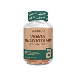 BioTech USA Vegan Multivitamin - 60tabs. - Multivitamine pour les végétaliens