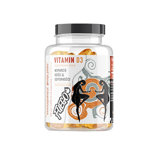 FUEGO - Vitamin D3 - 120 softgels - SOLDES - 30-11