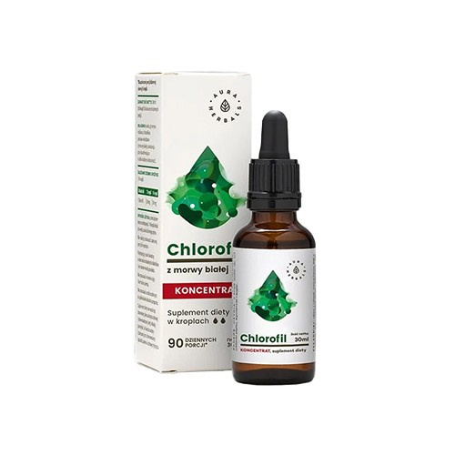 AURA HERBALS - Chlorophylle de mûrier blanc - 30ml