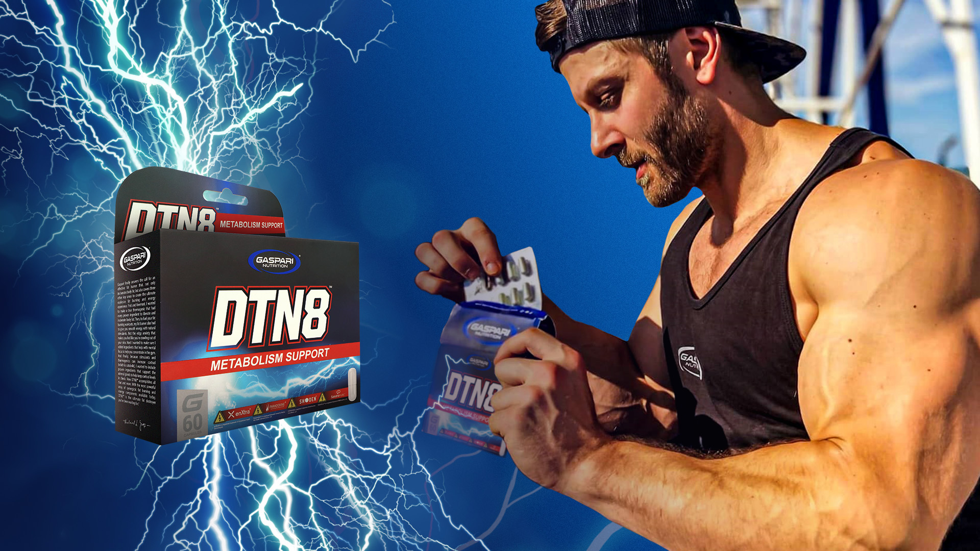 GASPARI NUTRITION - Dtn 8 - 60 gélules