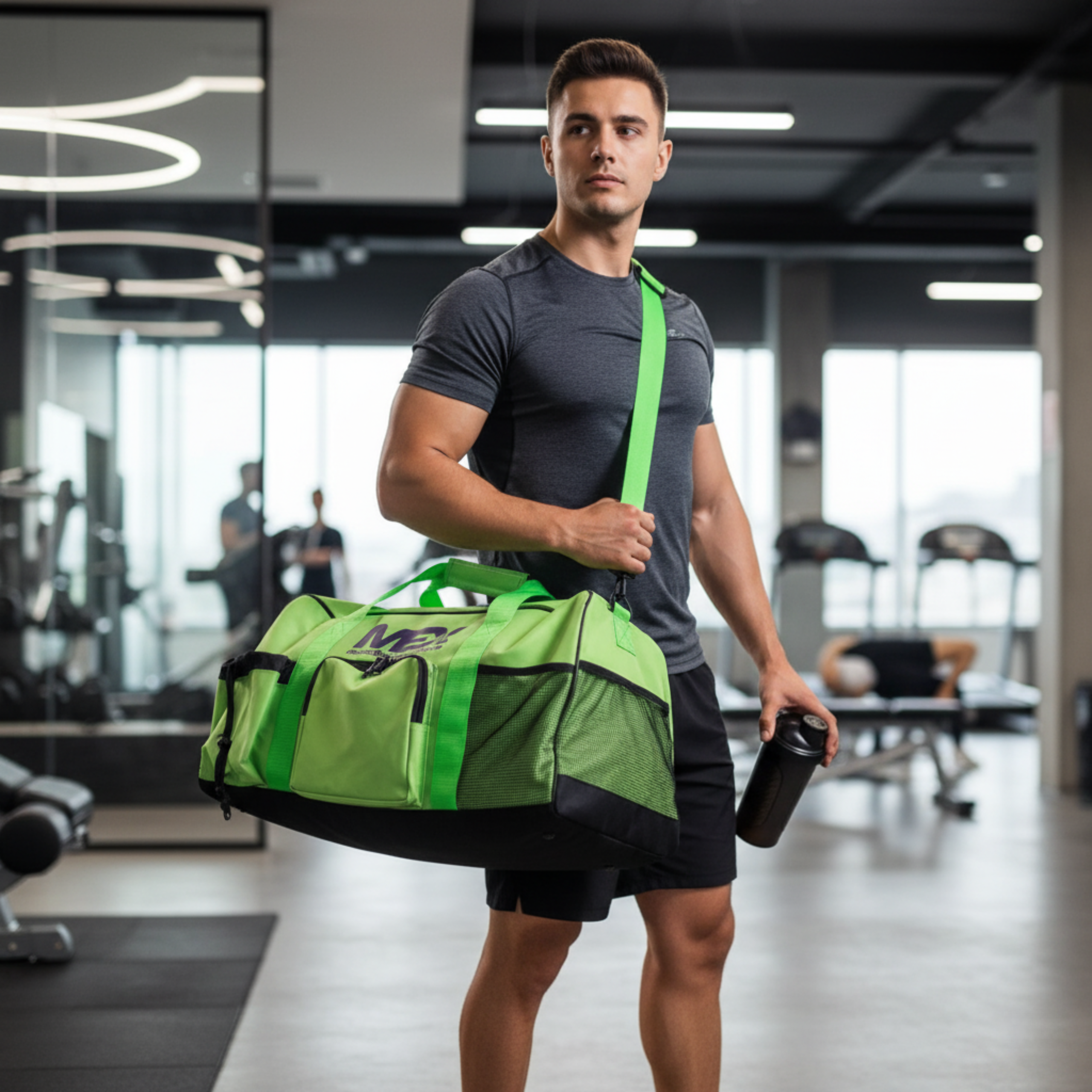 MEX NUTRITION - Sac de Sport GymFit - Lime pol_pl_MEX-NUTRITION-Torba-Sportowa-GymFit-Lime-42033_5