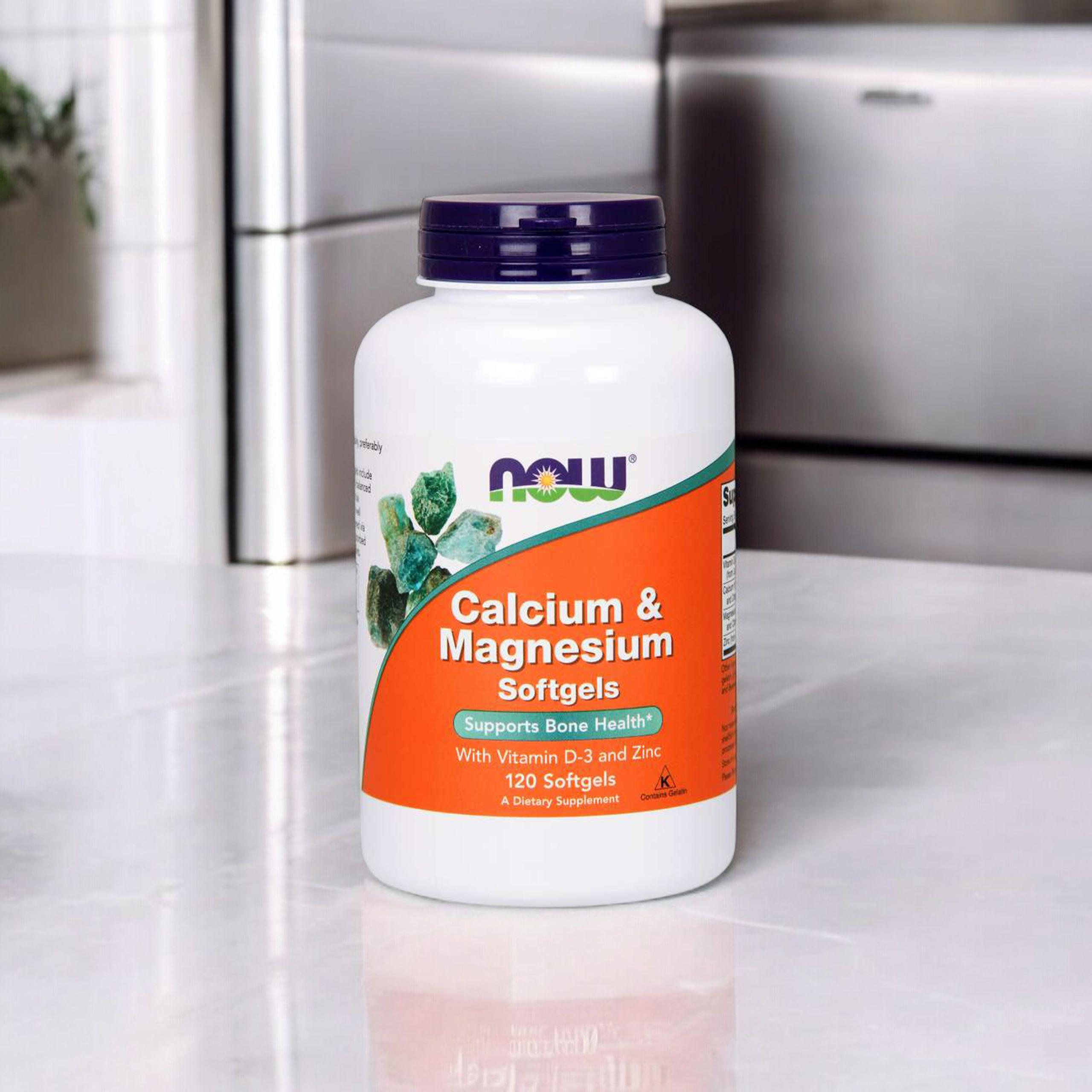 NOW Calcium and Magnesium - 120softgels