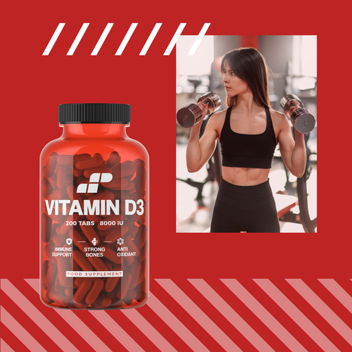 MP NUTRITION Vitamin D3 8000IU - 200tabs