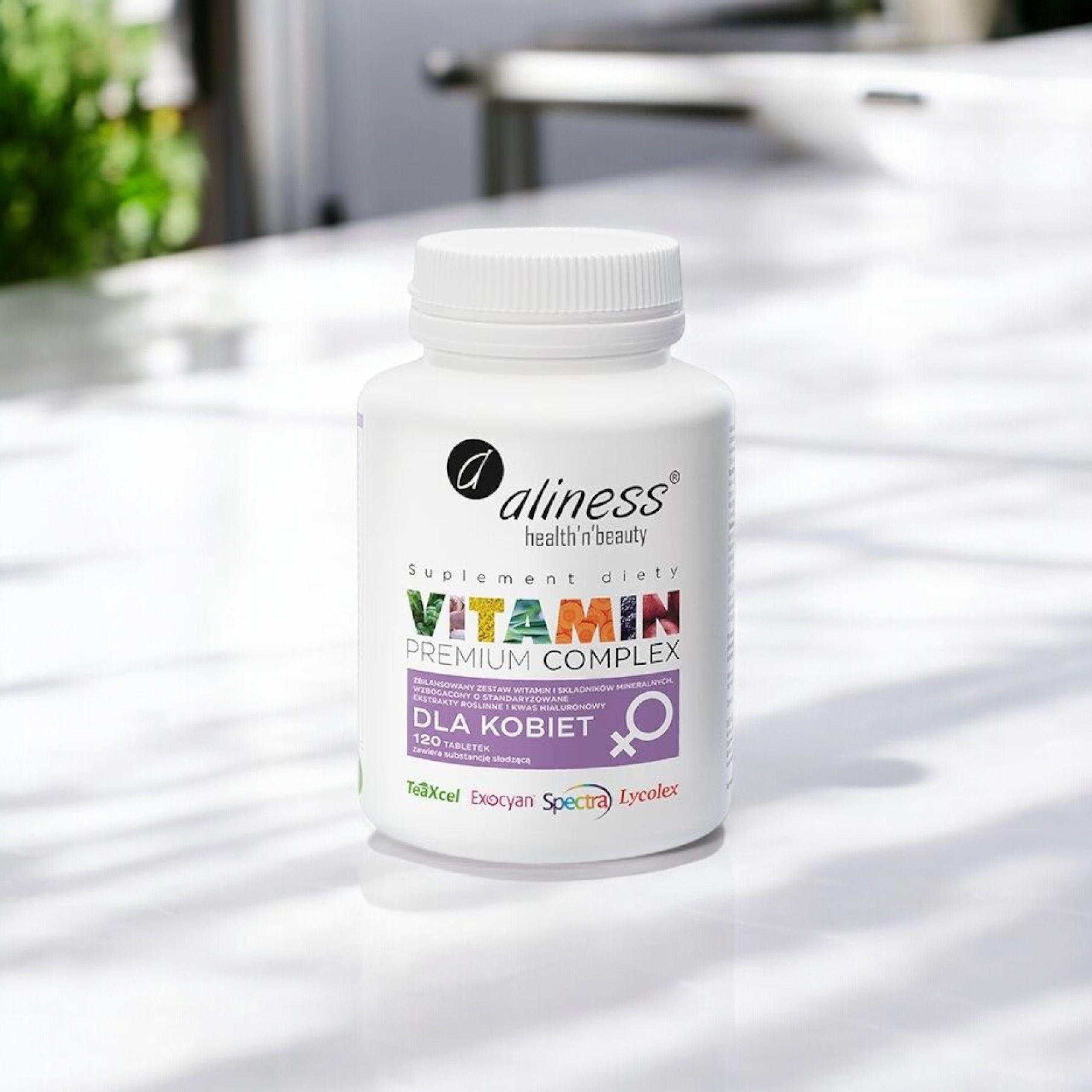 ALINESS - Premium Complexe Vitaminé pour Femmes - 120 compr.