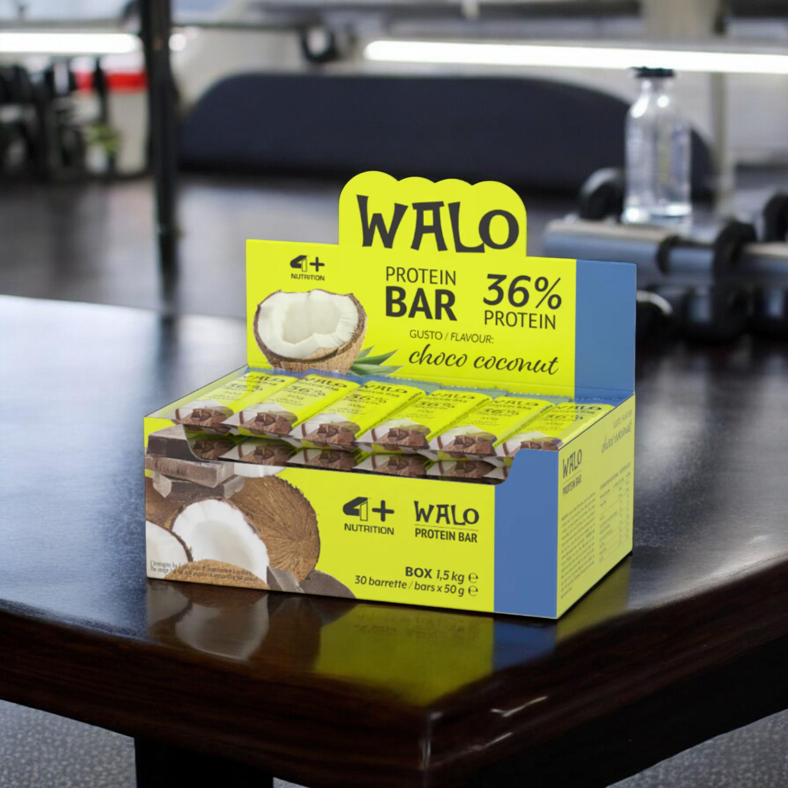 4+ NUTRITION Baton Walo Protein 36% CrockBar - 30x 50g