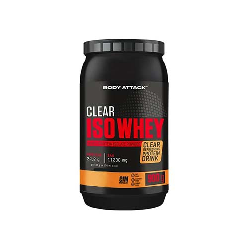 BODY ATTACK Clear Iso Whey - 900g - Lemon - SOLDES - 31-10