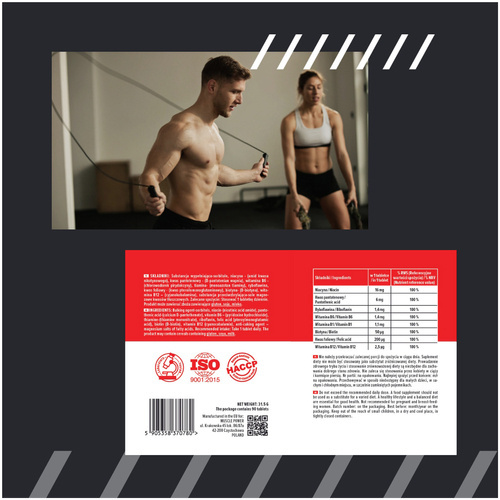 MP NUTRITION Vitamin B-Complex - 90tabs - Complexe de Vitamines B