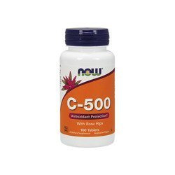 NOW Vitamin C-500 avec Cynorrhodon - 100tabs.