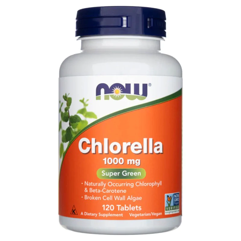 NOW - Chlorella 1000mg - 120 comprimés