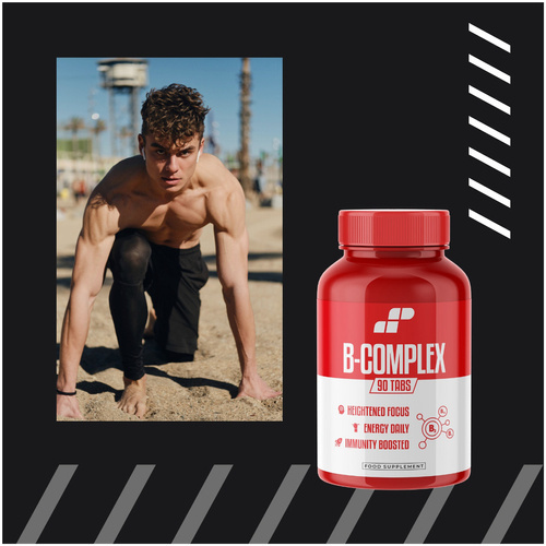 MP NUTRITION Vitamin B-Complex - 90tabs - Complexe de Vitamines B