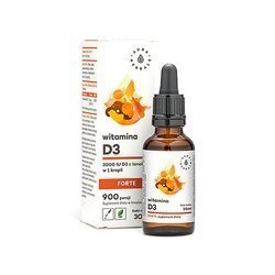 AURA HERBALS Vitamin D3 2000 IU 50mcg (de lanoline) - 30ml