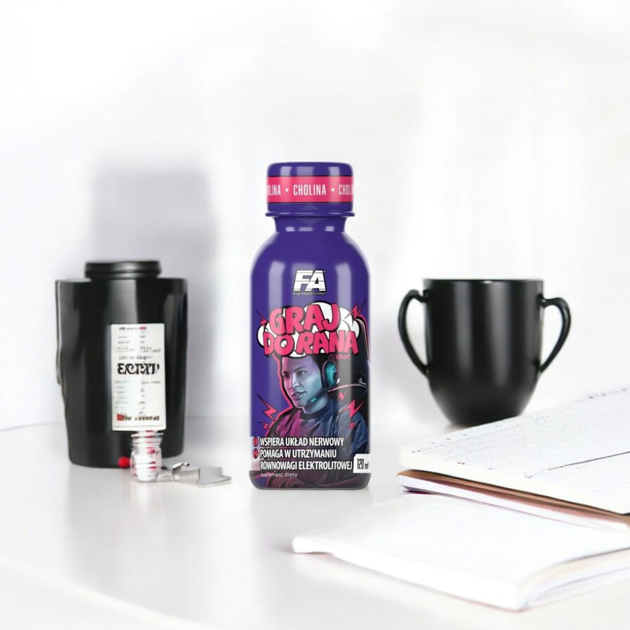 FITNESS AUTHORITY - Shot Joue Jusqu'au Matin - 120ml - Cola