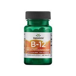 SWANSON Vitamin B-12 5mg Methylcobalamin - 60tabs - Vitamine B12 Méthylcobalamine