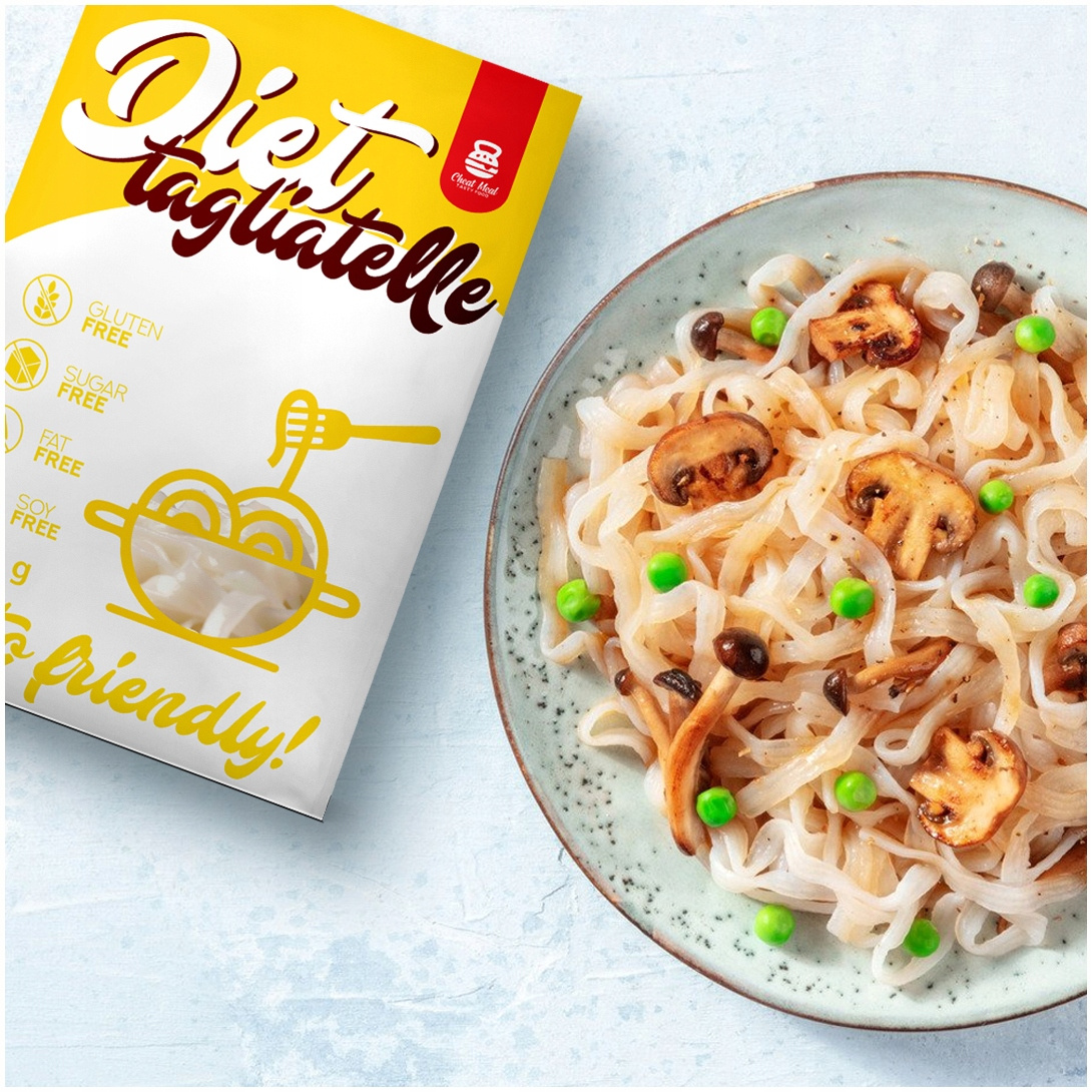 Cheat Meal Nutrition Diet Tagliatelle - 400g (300g netto) - Pâtes Konjac