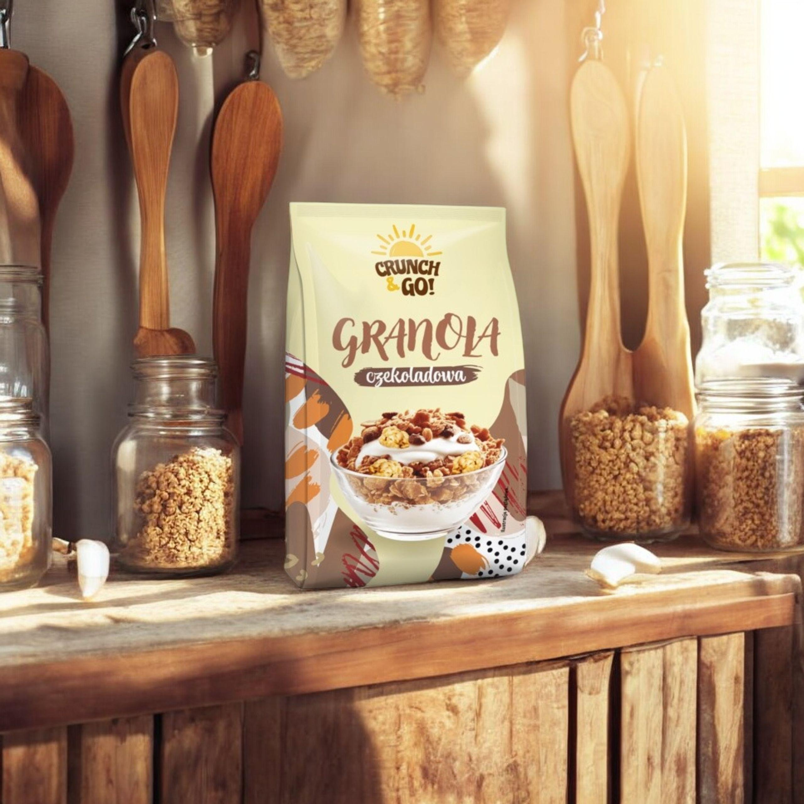 SANTE Granola Crunch&Go - 380g - Czekolada