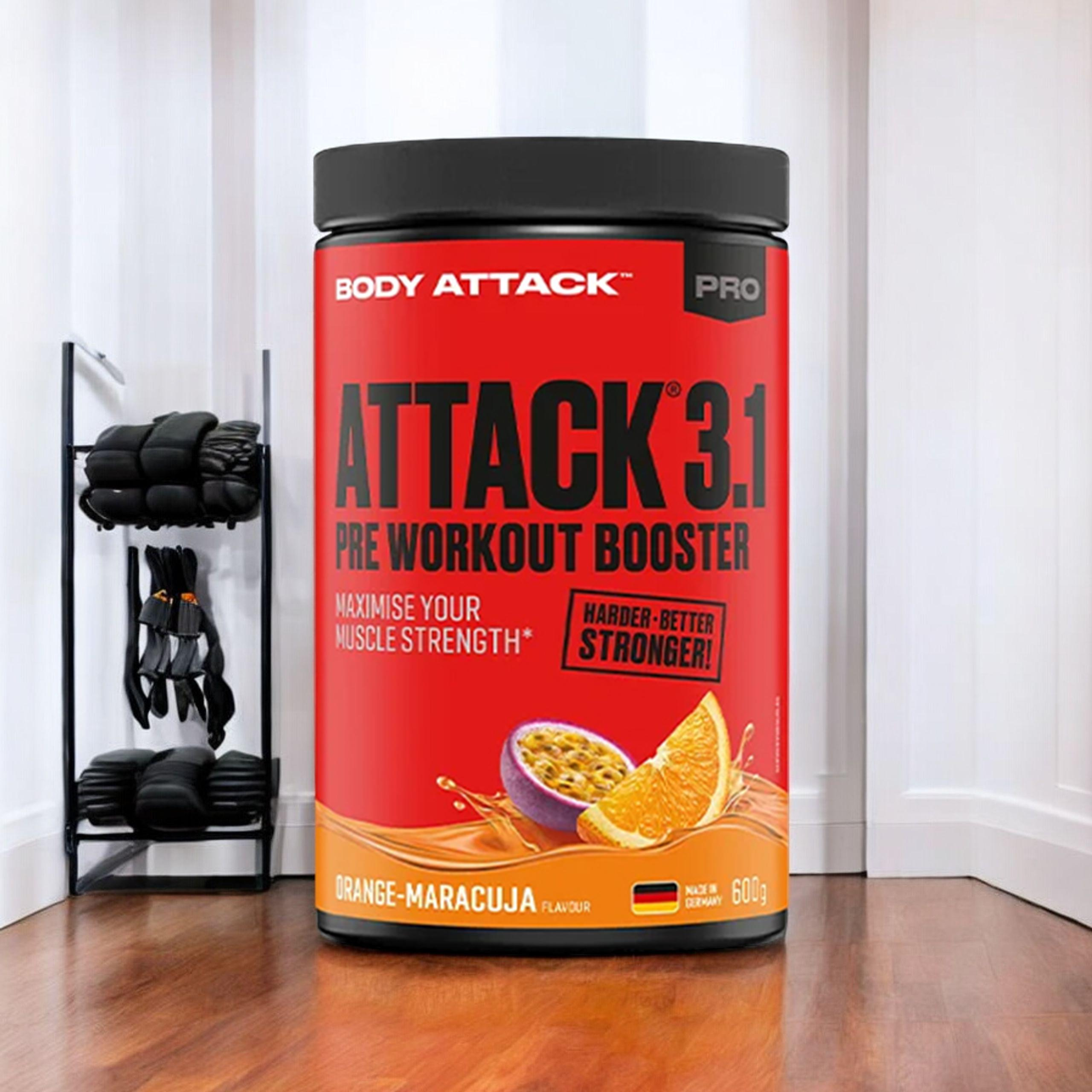 BODY ATTACK Attack 3.1 Pre Workout Booster - 600g