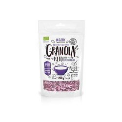 DIET FOOD Bio Keto Granola avec Cassis - Granola z czarną porzeczką - 200 g