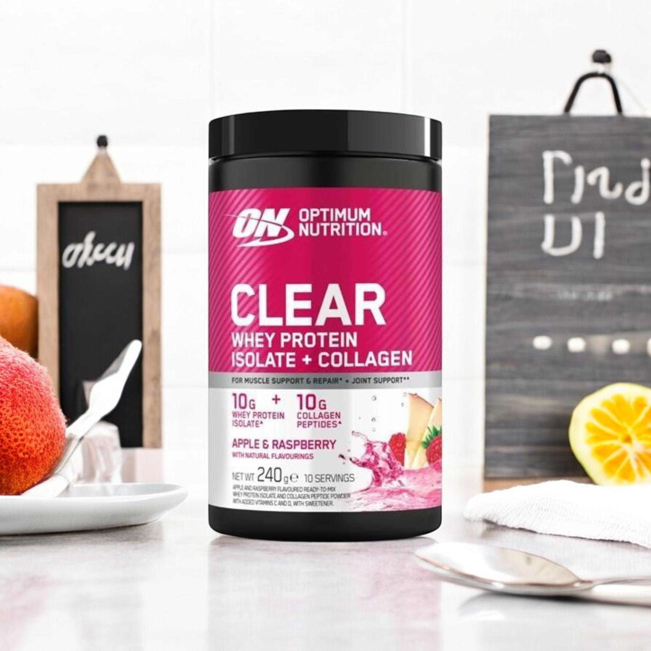 OPTIMUM NUTRITION - Collagène de Lactosérum - 240g - Pomme Framboise