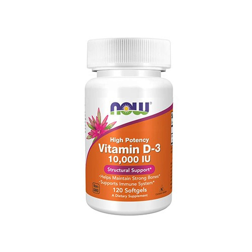 NOW - Vitamin D3 10000 IU - 120softgels