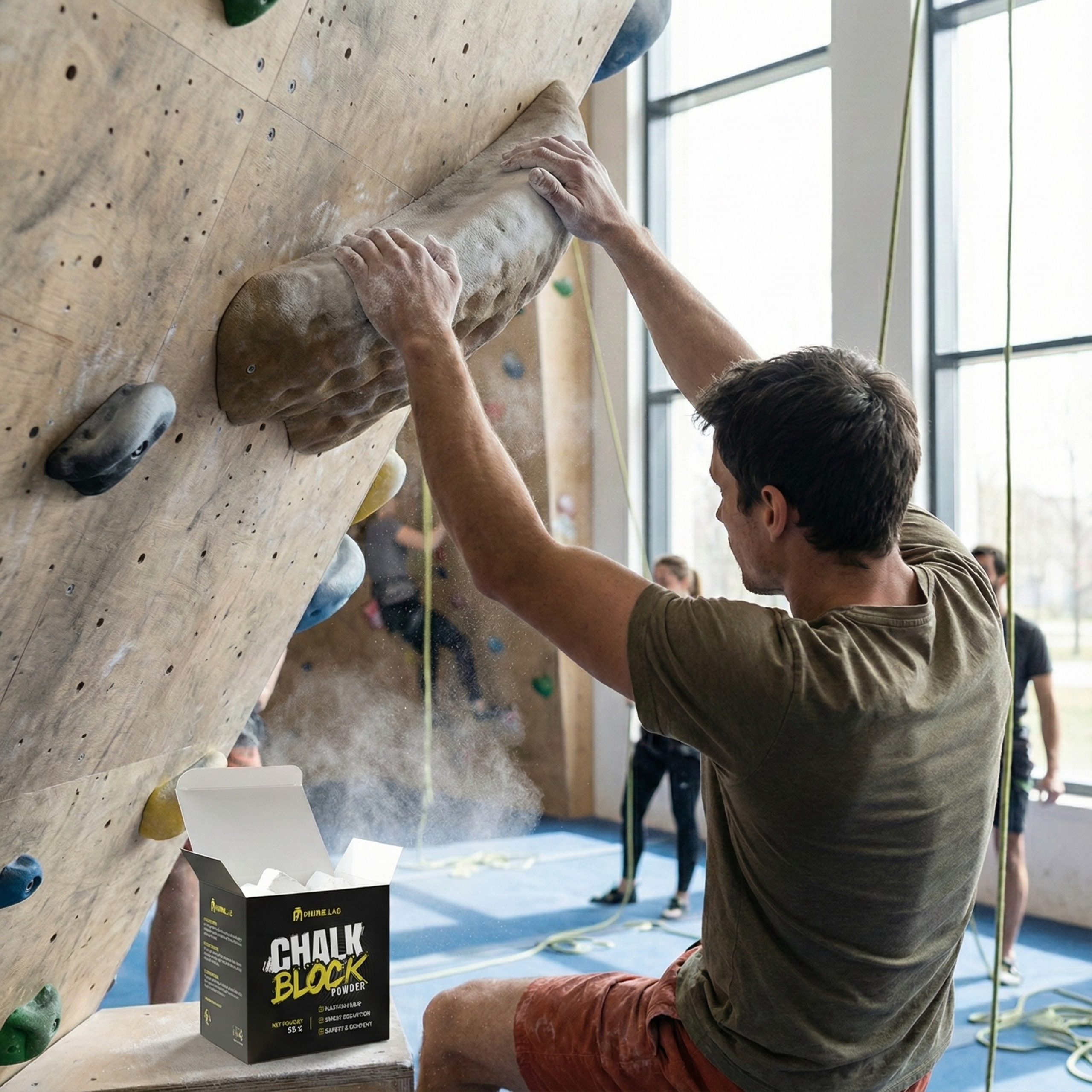 Chalk - magnezja w kostce - crossfit wspinaczka trójbój gimnastyka
