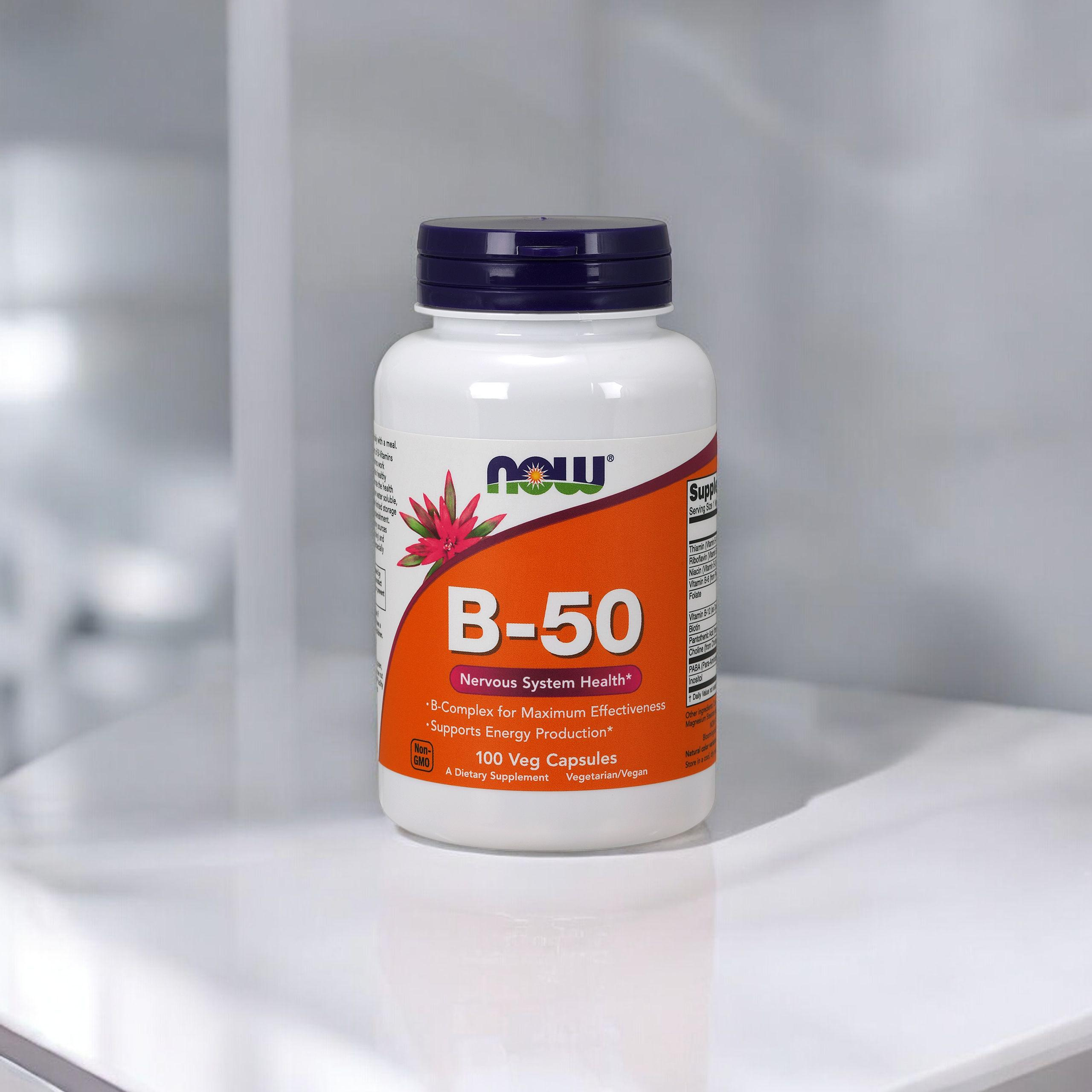 NOW Vitamin B-50 - 100vcaps