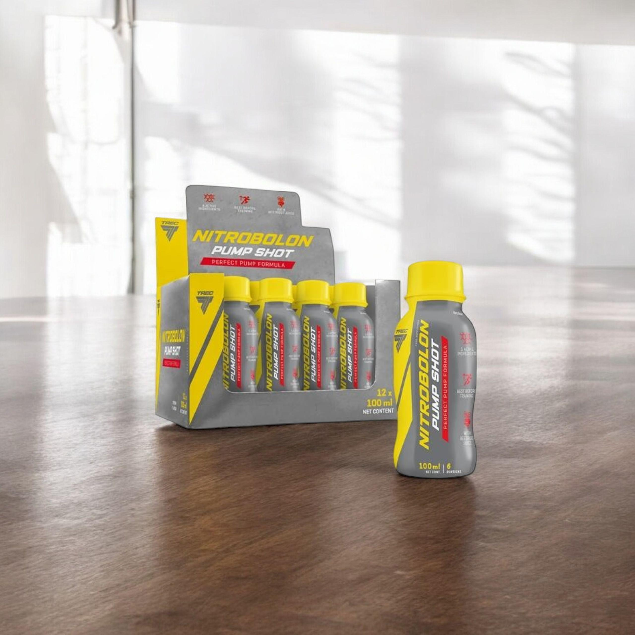 TREC - Nitrobolon Pump Shot - 12x 100ml - Cerise