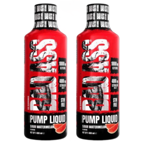 BAD ASS - Bad Ass Pump Liquid - 2x 480ml - Sour Watermelon - SOLDES - 31-03