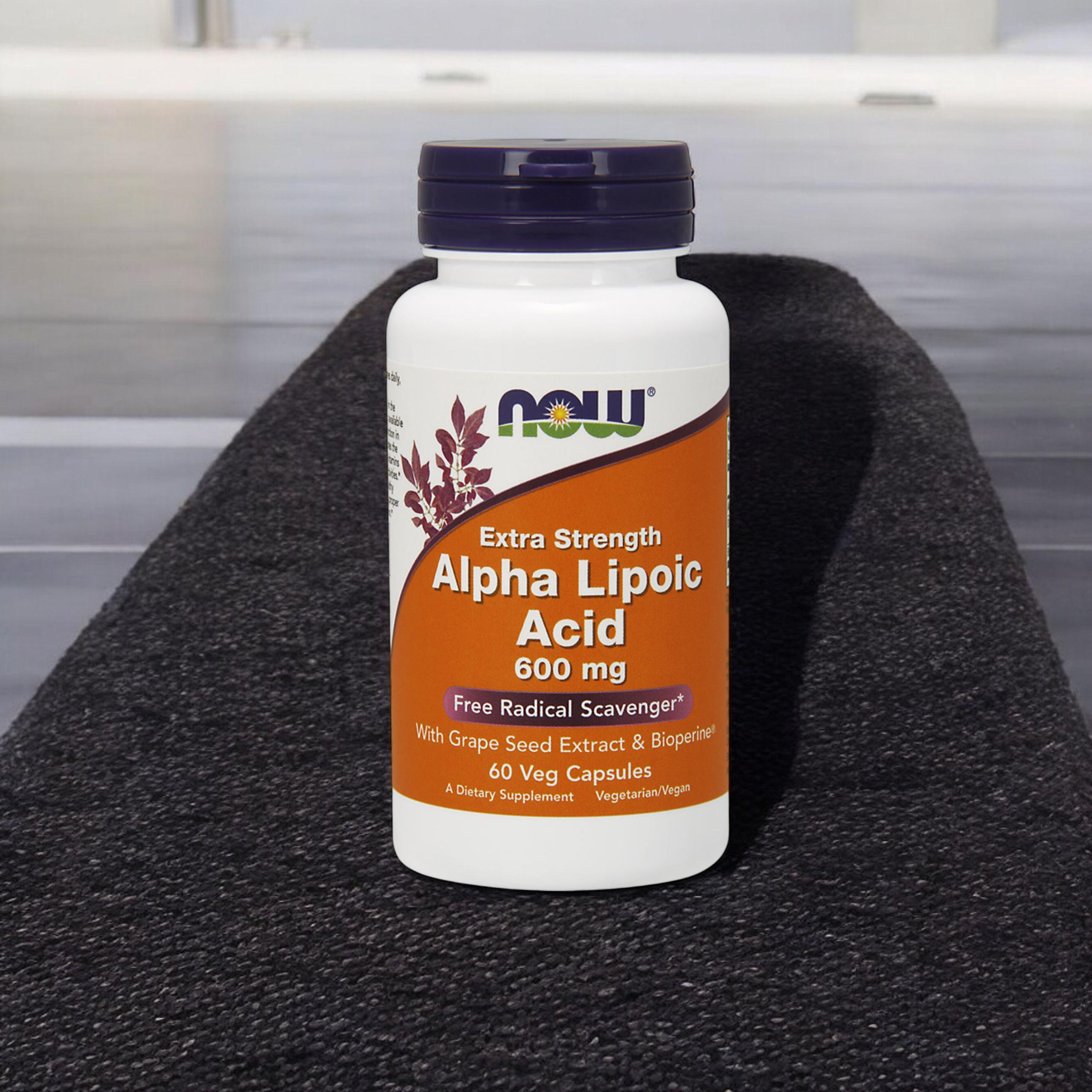 NOW Alpha Lipoic Acid 600mg - 60vegcaps.