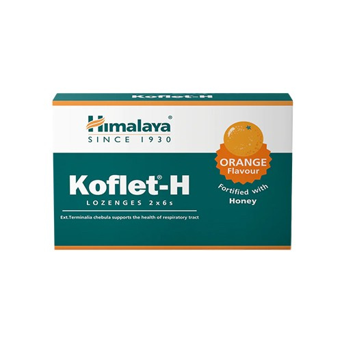 HIMALAYA Koflet-H - 12lozenges - Pastilles à sucer