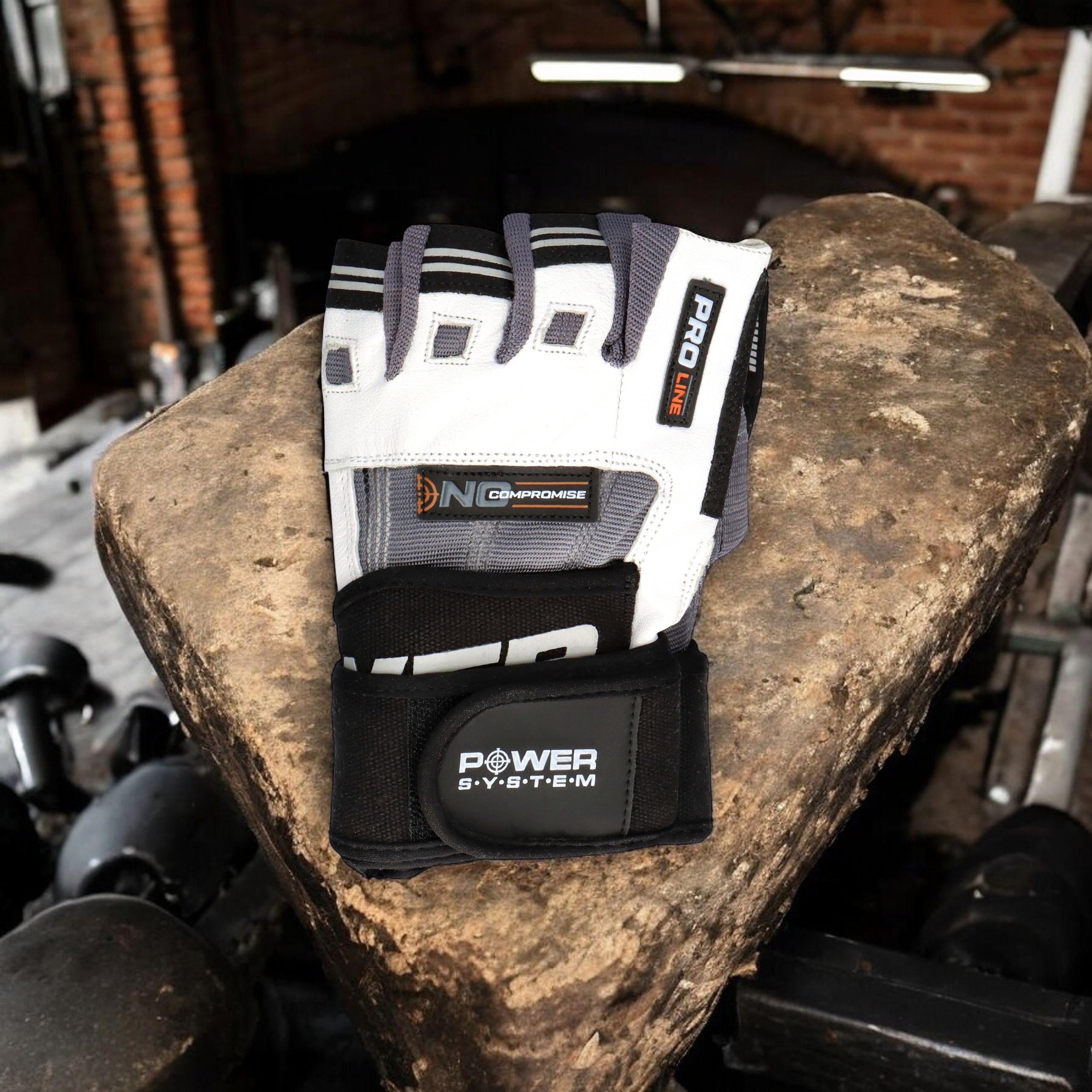 POWER SYSTEM Gants - No Compromise - White/Gray