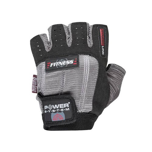 POWER SYSTEM Gants Fitness - Szaro-Czarne