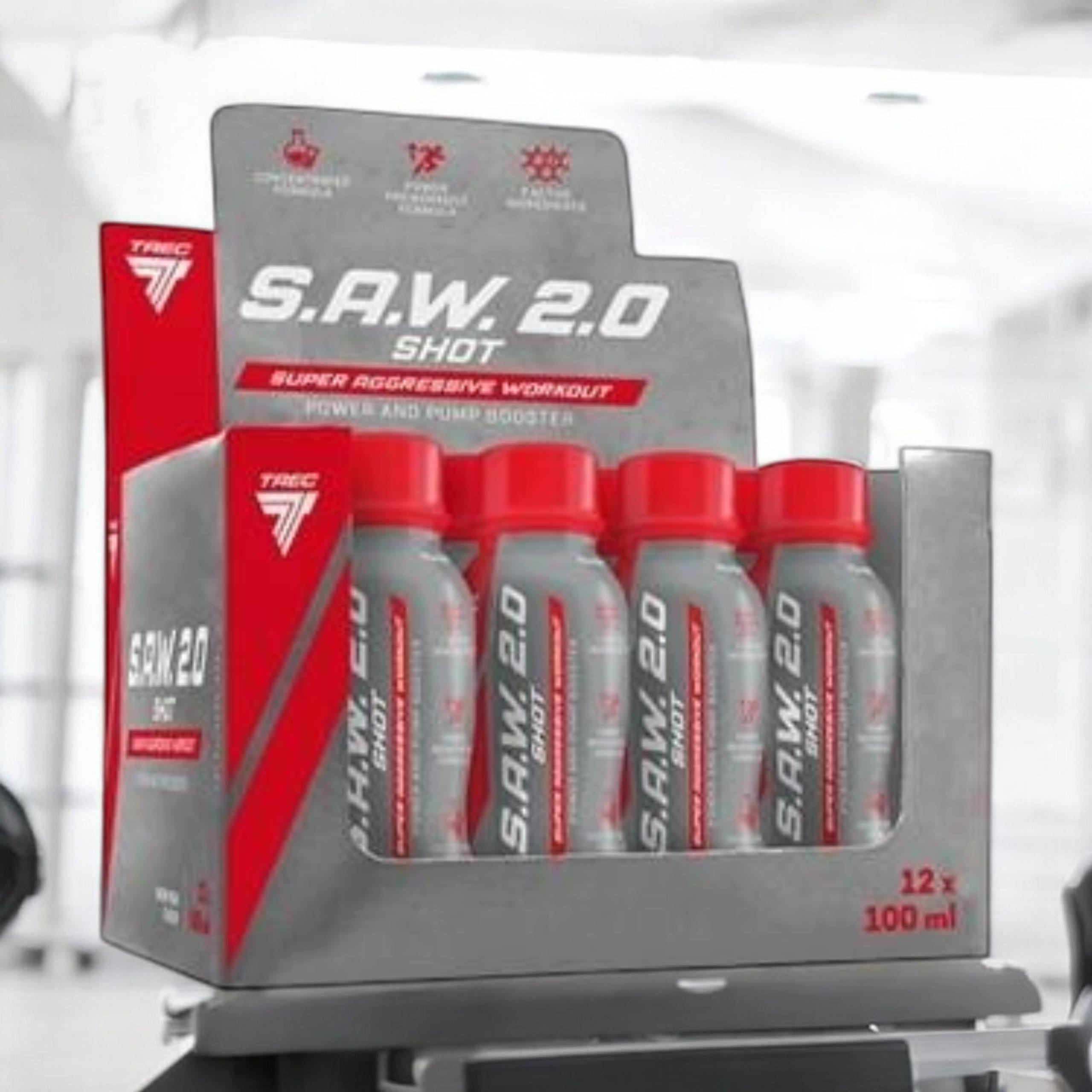 TREC - S.A.W. 2.0 Shot - 12x 100ml - Cerise Poire