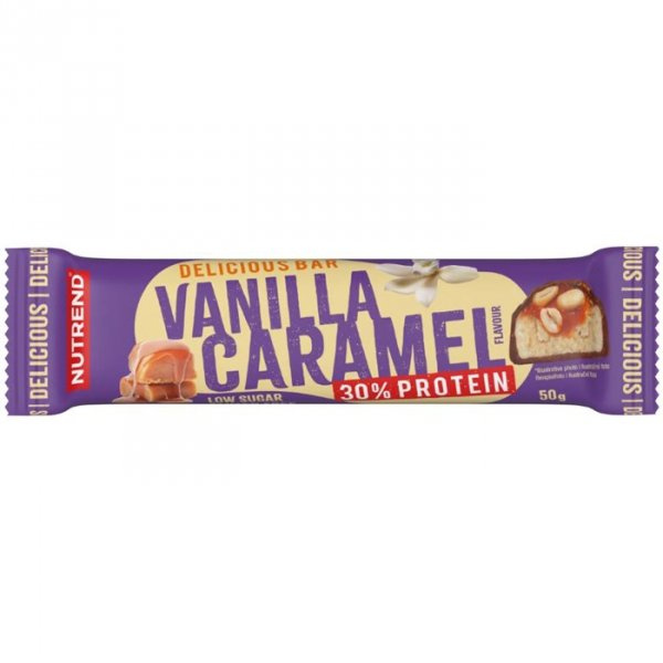 NUTREND Delicious Bar Protein 30 % – 50 g – Vanille Caramel