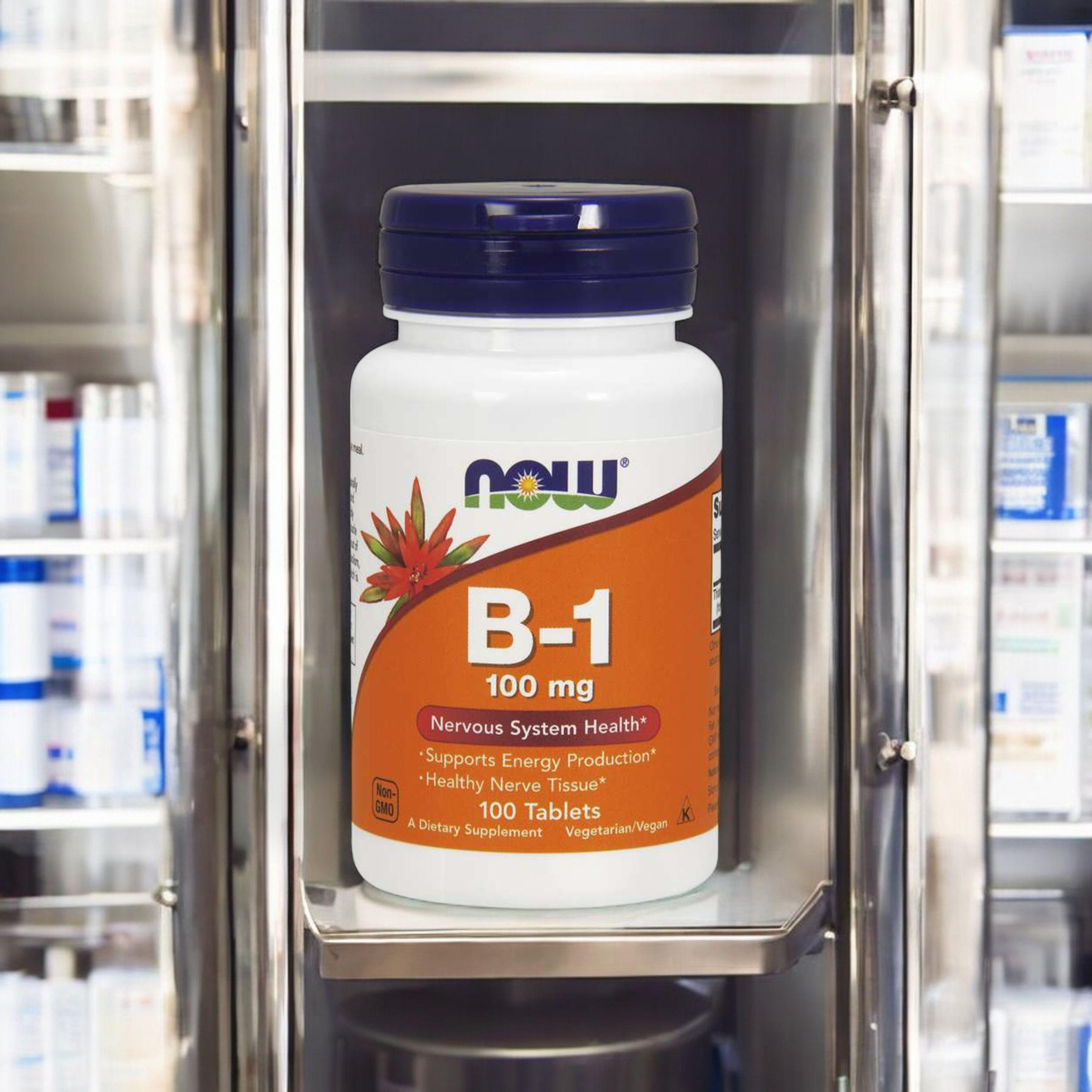 NOW Vitamin B-1 Thiamine 100mg - 100tabs