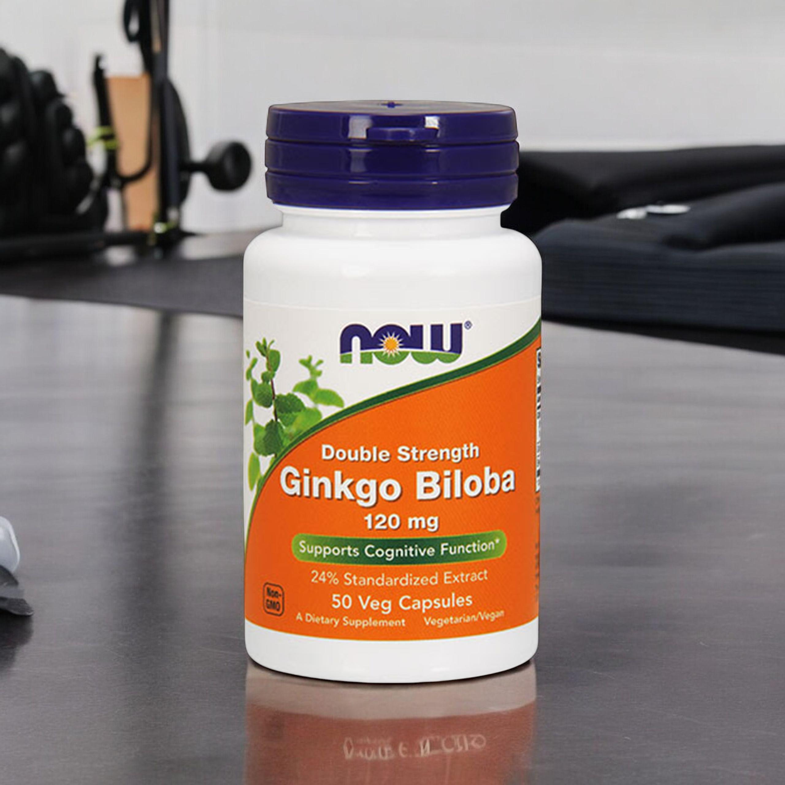 NOW Ginkgo Biloba Double Strenght - 50vcaps.